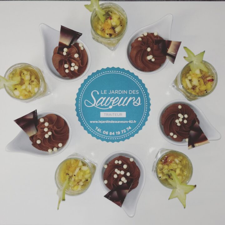 Desserts préparés par Le Jardin des Saveurs