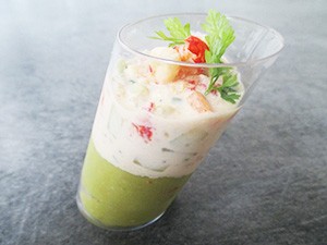 Assiette préparée par Le Jardin des Saveurs
